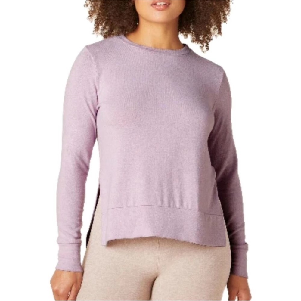 Beyond Yoga Lavender Mauve Pink Long Sleeve Top Size Medium